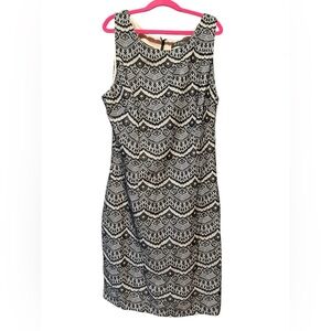 Black & Pink Lace GUESS Dress 12